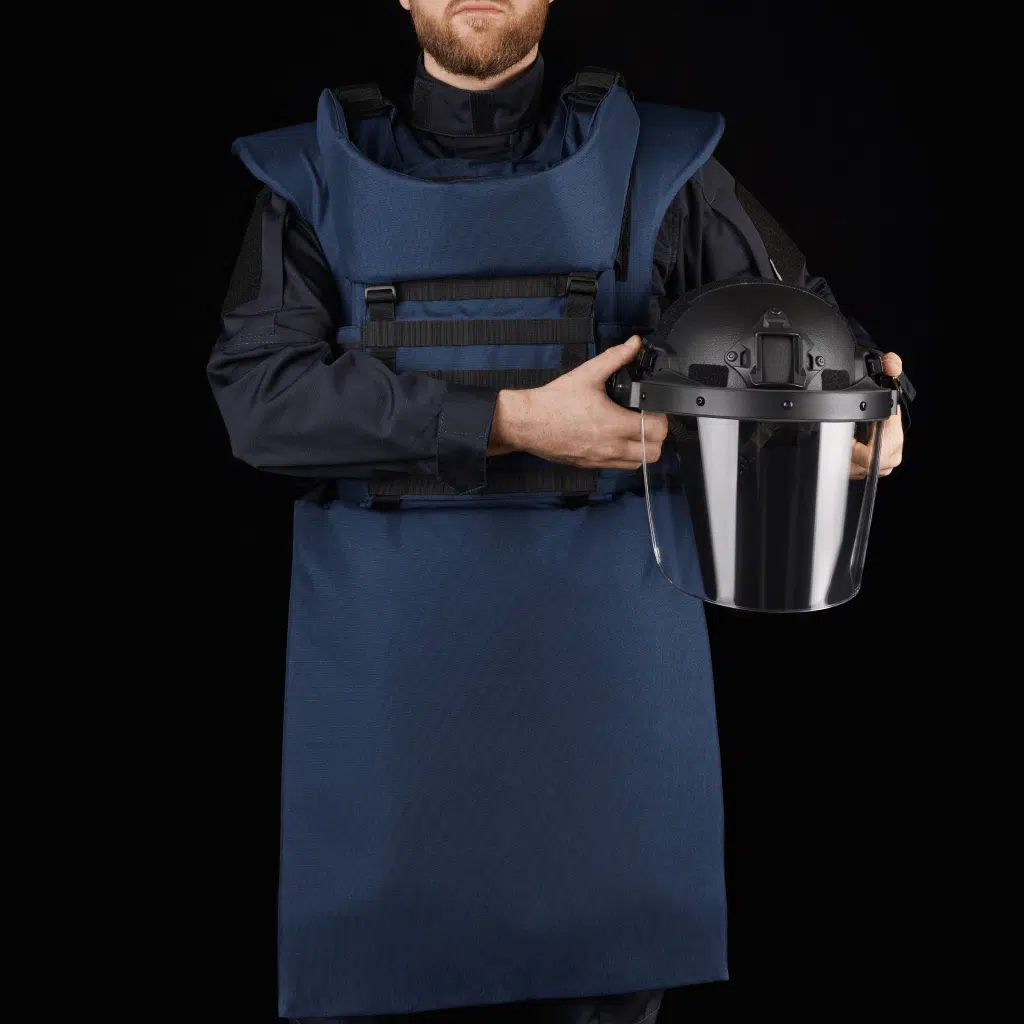 Протиуламковий комплект HDA (Humanitarian Demining Apron) - Blue, S-M, ДСТУ 1